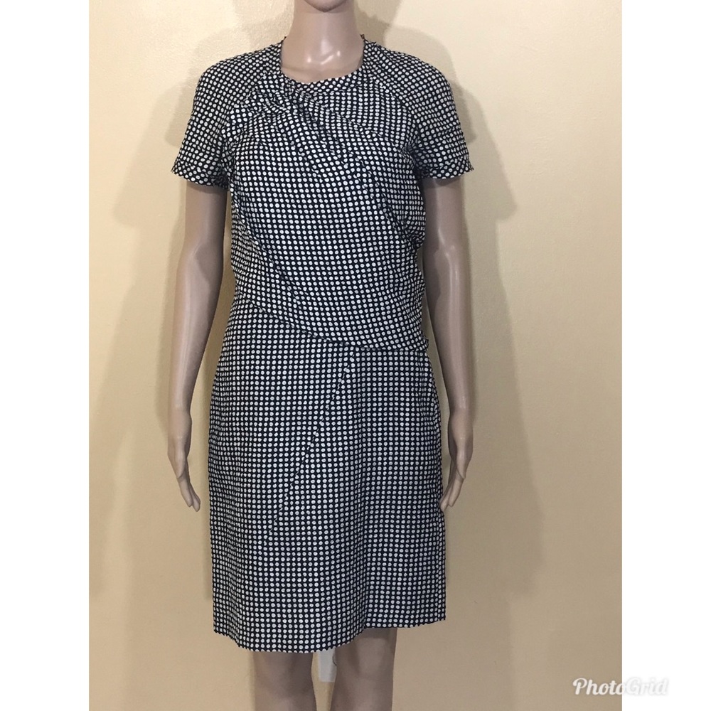 Hugo Boss Pleated Shift Dress
